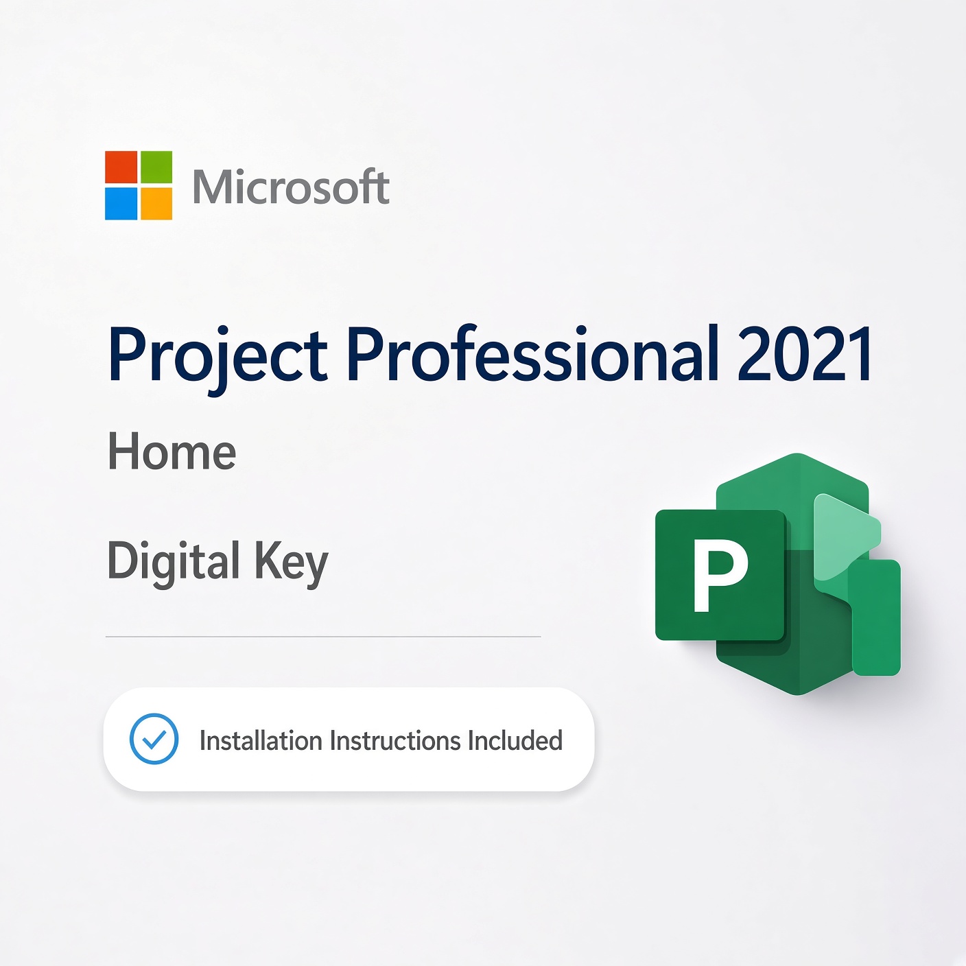 Project Professional 2021 Digital Key