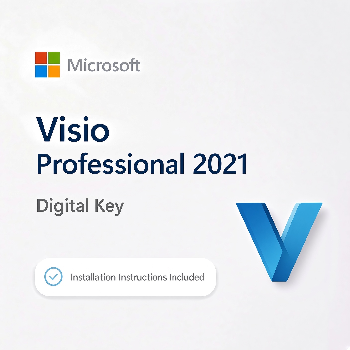 Visio Professional 2021 Digital Key