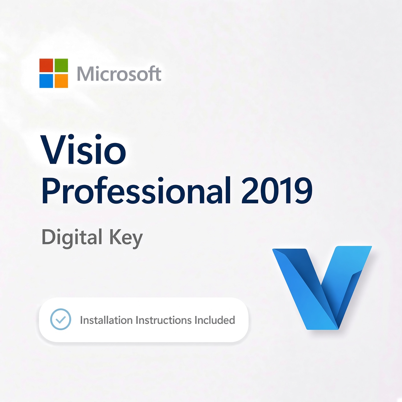 Visio Professional 2019 Digital Key